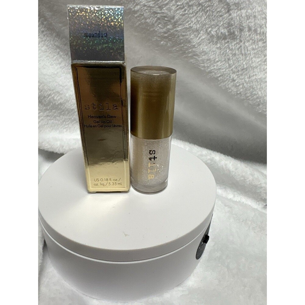 Stila Heaven’s Dew Gel Lip Oil Moondust 0.18 oz 5.35 mL Shimmer Gloss